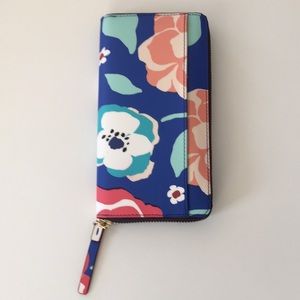 ✨NEW✨Kate ♠️ Spade Newbury Lane Cherry Floral Zip-Around Wallet